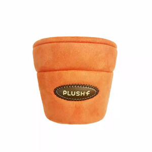 Plushf - Orange base flowerpot planter plush